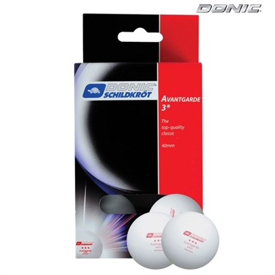 Мячики для настольного тенниса Donic Avantgarde 3, 6 штук, белый - фото 46861