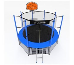 Батут i-Jump Basket 12ft blue - фото 86883
