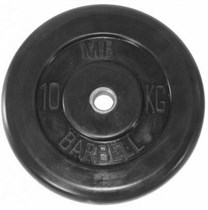 Диск обрезиненный MB Barbell Plt 10 кг 51 мм