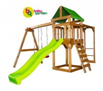 Детская игровая площадка Babygarden Play 4 светло-зеленая