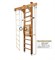 Деревянная шведская стенка Kampfer Wooden ladder Maxi ceiling - фото 58722
