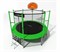 Батут i-Jump Basket 10ft green - фото 86403